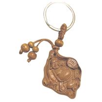 Chaveiro de Madeira Buda FengShui