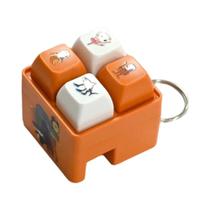 Chaveiro De Madeira Stickman Com 4 Botões, Pingente Meme Brainrot, Brinquedo De Anime, Decoração,