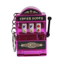 Chaveiro De Máquina De Slot Lucky Fruit Mini Casino Pingente Charme Para Bolsa Presentes Inovadores