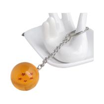 Chaveiro De Metal Dragon Ball 7 Estrelas Com Pingente De Goku Para Homens, Mulheres, Carros E