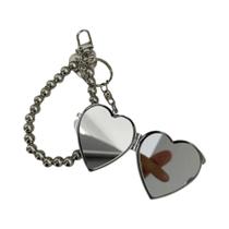 Chaveiro De Metal Em Forma De Coração Estilo Y2K Moda Tendência Pingente De Bolsa