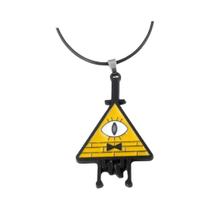 Chaveiro De Metal Esmaltado Golden Triangle Anime Gravity Falls Dipper Mabel Bill Cipher Pingentes