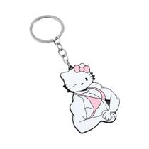 Chaveiro De Metal Hello Kitty Kuromi Casal, Figura De Anime Engraçada, Brinquedo Kawaii Para Mochila