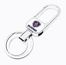 Chaveiro De Metal Scania Mosquetão Gatilho Pesados