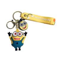 Chaveiro de Minions - Bob, Kevin e Stuart - Pingente para Carro e Mochila