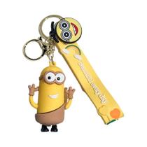 Chaveiro de Minions - Bob, Kevin e Stuart - Pingente para Carro e Mochila