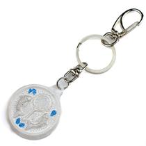 Chaveiro de Orixá Iemanjá Peixe Branca 13 cm em Resina