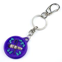 Chaveiro de Orixá Omolu Lilás 13 cm em Resina Chaveiro de Orixá Omolu Lilás 13 cm em Resina