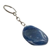 Chaveiro de Pedra Quartzo Azul - Encanto das Pedras sbc
