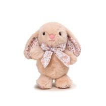 Chaveiro de pelúcia, coelhinho fofo com laço floral de 25 x 32 cm para todas as idades Chaveiro de pelúcia, coelhinho fofo com laço floral de 25 x 32 cm para todas as idades