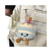 Chaveiro De Pelúcia De Bolo De Aniversário, Pingente De Bolo De Desenho Animado, Decoração Engraçada Chaveiro De Pelúcia De Bolo De Aniversário, Pingente De Bolo De Desenho Animado, Decoração Engraçada