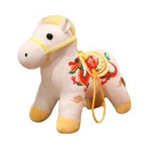 Chaveiro De Pelúcia De Cavalo Mascote De Ano Novo, Decoração De Bolsa, Presente De Festival, Caixa