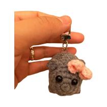 Chaveiro De Pelúcia De Hamster Engraçado Com Música De Violino, Acessório De Bolsa, Presente Para Chaveiro De Pelúcia De Hamster Engraçado Com Música De Violino, Acessório De Bolsa, Presente Para