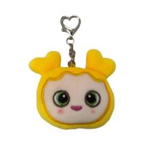 Chaveiro De Pelúcia Estilo Kpop, Acessório De Bolsa Com Cabeça De Desenho Animado Fofo, Inspirado Em
