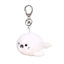 Chaveiro de Pelúcia Foca Eagyrosi 8,5 cm com Som, Pingente Oceânico Chaveiro de Pelúcia Foca Eagyrosi 8,5 cm com Som, Pingente Oceânico