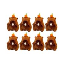 Chaveiro De Pelúcia Fofo De Capivara 1-10 Peças, Chaveiro De Pelúcia Com Cauda Abanante, Boneca De