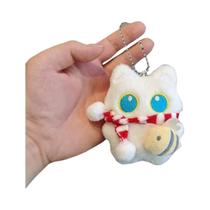 Chaveiro De Pelúcia Gato Preto E Branco, Pingente De Bolsa, Presente Kawaii Para Casais