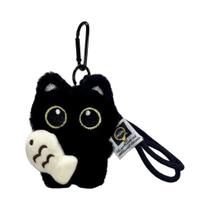 Chaveiro De Pelúcia Gato Preto, Pingente Para Bolsa, Amuletos Para Mulheres E Casais, Presente