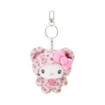 Chaveiro De Pelúcia Hello Kitty Com Estampa De Leopardo, Série Sanrio Bear, Decorações Para Bolsa,