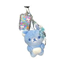 Chaveiro De Pelúcia Kawaii Rilakkuma Com Pingente De Taiyaki De Quatro Folhas, Presente Para