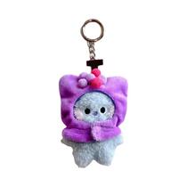 Chaveiro De Pelúcia Mini Kawaii BT21 9cm Animal Pequeno Desenho Animado Série De Tiara De Frutas
