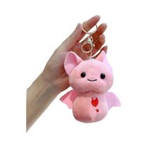 Chaveiro De Pelúcia Morcego De Halloween Para Crianças, Mini Boneco De Pelúcia Fofo, Pingente De