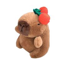 Chaveiro De Pelúcia Multicolorido De Capivara Fofa De Desenho Animado, Boneca De Animal De Simulação