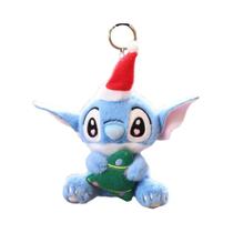 Chaveiro De Pelúcia Stitch, Figuras De Anime, Série De Natal, Brinquedo De Mochila, Presente Para