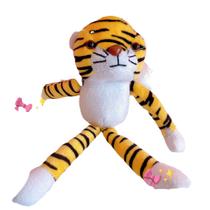 Chaveiro de pelúcia Tiger, boneca tigre pequena e fofa de 18 cm para todas as idades