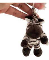 Chaveiro De Pelúcia Zebra - Manuque - Z80C - 10cm