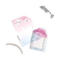 Chaveiro De PVC De 3 Polegadas Com Formato De Guarda-chuva De Gelatina, Com Tema De Ídolo Feminino