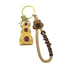 Chaveiro de resina Capivara Funny Empilhável para Animais