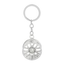 Chaveiro de roda de carro Chaveiro de liga metálica de liga de zinco