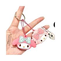 Chaveiro De Silicone Anti-Perda Kawaii Hello Kitty My Melody Com Capa Protetora À Prova De Poeira
