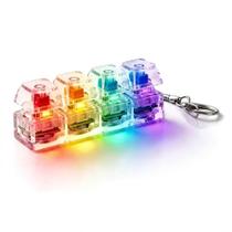 Chaveiro de Teclado com Iluminação Led Antiestresse e Botões Clicáveis Chaveiro de Teclado com Iluminação Led Antiestresse e Botões Clicáveis