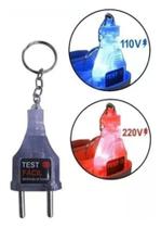 Chaveiro De Tomada Identificador Tensão Voltagem para 110/220v Chaveiro De Tomada Identificador Tensão Voltagem para 110/220v