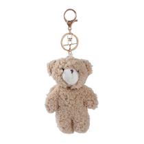Chaveiro de ursinho de pelúcia fofo para meninas e mulheres