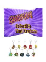 Chaveiro de vinil Blind Box Scooby Doo com corrente de metal e chaveiro Chaveiro de vinil Blind Box Scooby Doo com corrente de metal e chaveiro