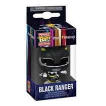 Chaveiro de Vinil Kpop Power Rangers - Figura de Ação Pocket Pop Vermelho e Preto