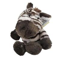 Chaveiro de Zebra Manuque de Pelúcia 10cm - Importado