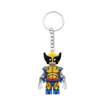 Chaveiro Deadpool Wolverine Super-Herói: Blocos De Montar Criativos, Pingente De Desenho Animado, Chaveiro Deadpool Wolverine Super-Herói: Blocos De Montar Criativos, Pingente De Desenho Animado,