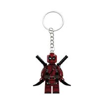 Chaveiro Deadpool Wolverine Super-Herói: Blocos De Montar Criativos, Pingente De Desenho Animado, Chaveiro Deadpool Wolverine Super-Herói: Blocos De Montar Criativos, Pingente De Desenho Animado,