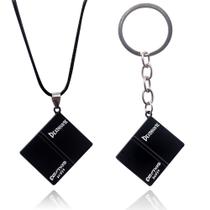 Chaveiro Death Note Black Notebook Chaveiro Pingente