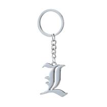 Chaveiro Death Note L Silver Chaveiro Acessório colecionável de anime Chaveiro Death Note L Silver Chaveiro Acessório colecionável de anime