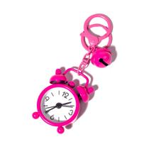 Chaveiro, despertador, Creative Mini Pink Bell, plástico ABS Chaveiro, despertador, Creative Mini Pink Bell, plástico ABS