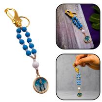Chaveiro Dezena Nossa Senhora das Graças Azul Chaveiro Dezena Nossa Senhora das Graças Azul