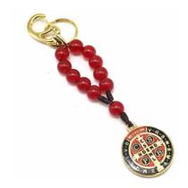 Chaveiro Dezena São Bento Vermelho