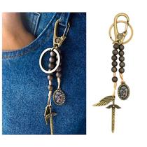 Chaveiro Dezena São Miguel Arcanjo Cinza