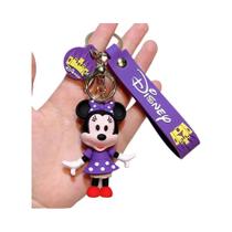 Chaveiro Disney Mickey e Minnie - Par de Bonecas em Formato de Pingente