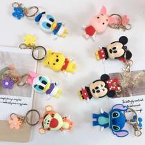 Chaveiro Disney Mickey Minnie Pooh Leitão Stich Donald